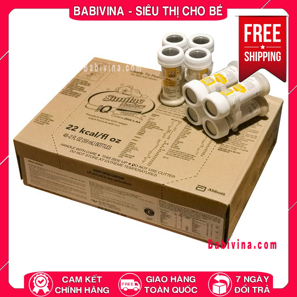 Sữa nước Similac Neosure 22kcal - thùng 48 ống