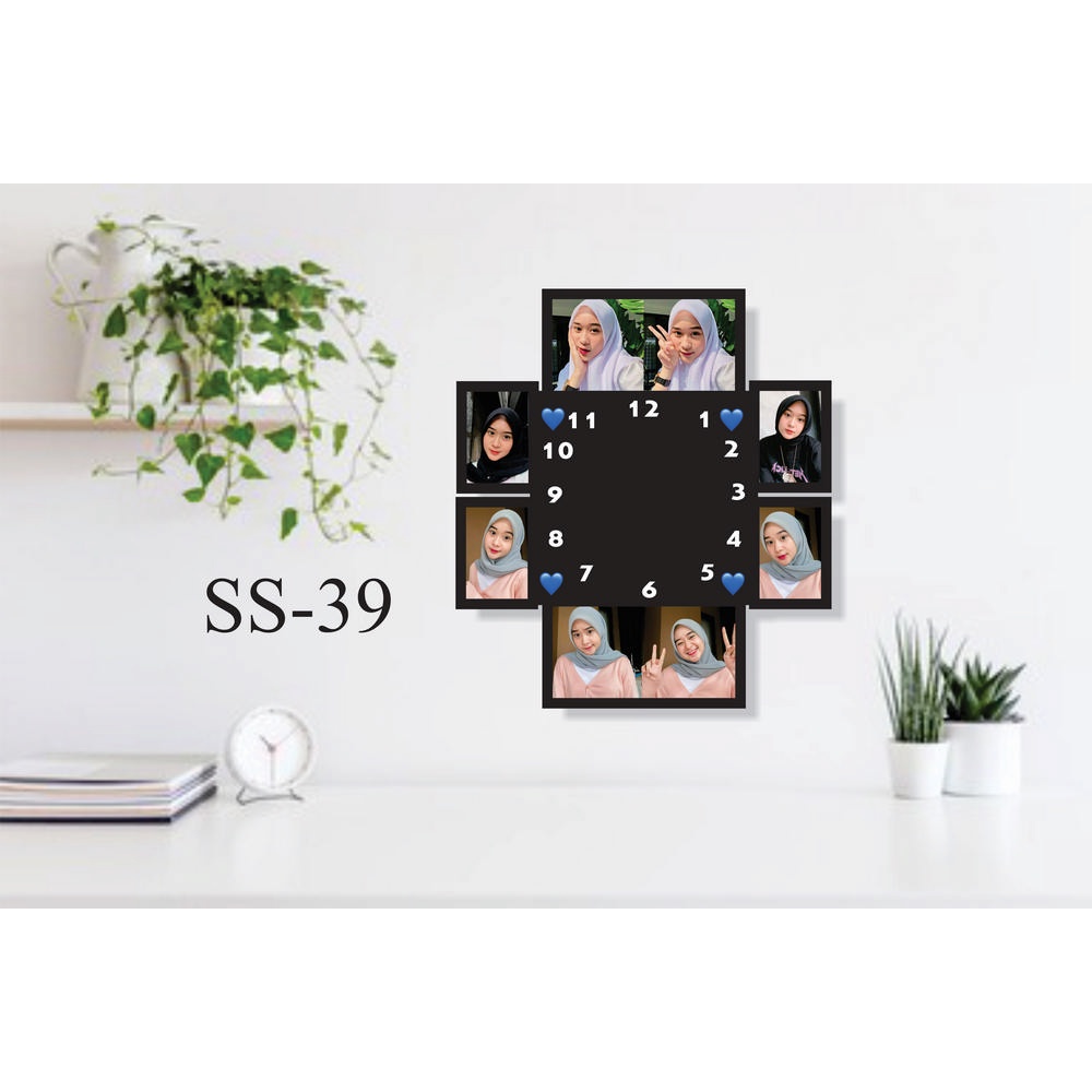 Đồng Hồ Treo Tường Bằng Gỗ Kiểu Hoạt Hình Cổ Điển SS-39