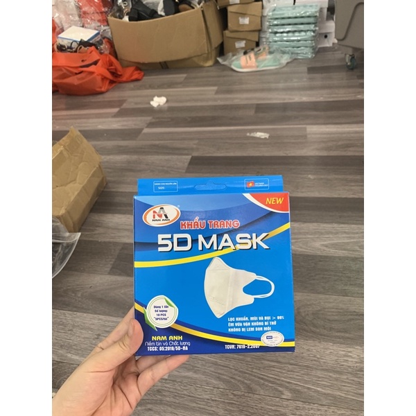 Khẩu trang 5D mask người lớn và trẻ em 1 hộp /10c