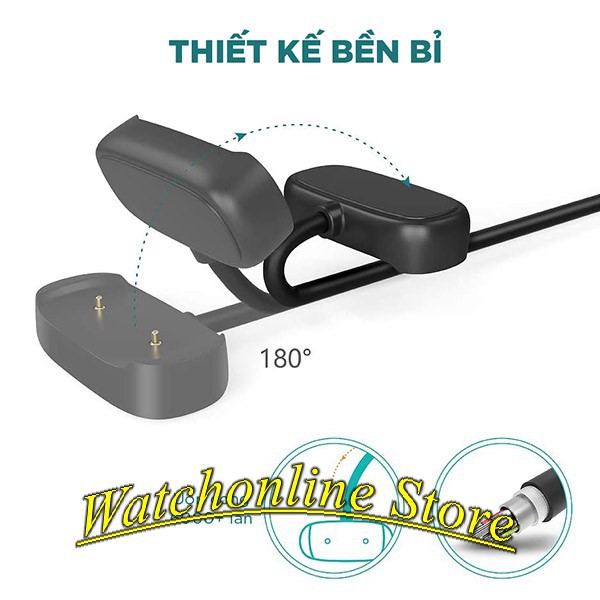 Cáp Sạc Cho Đồng Hồ Thông Minh Xiaomi Amazfit GTS 2 mini GTR 2/2e/ GTS 2/2e/2 Bip U Amazfit T-rex pro/GTR 2e