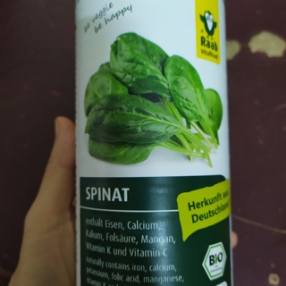 Bột rau cải bó xôi hữu cơ (spinach)
