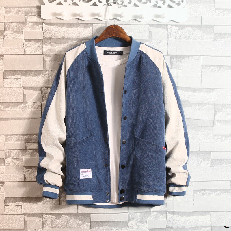 áo khoác bomber nam hàn quốc bóng chày 3 màu đẹp dễ phối đồ
