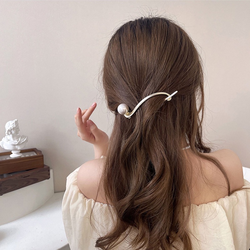 Tender afternoons Kẹp Tóc Ngọc Trai Thời Trang Hàn Quốc 2022