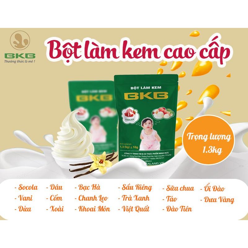 Bột làm kem tươi BKB