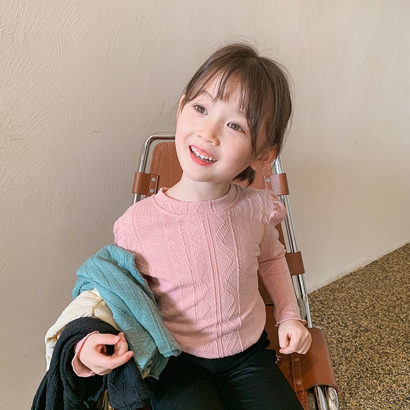 Áo thun tay dài dễ thương cho bé gái