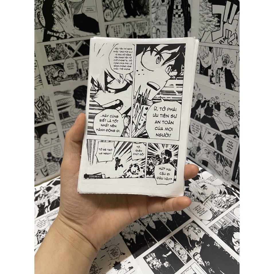 Tranh dán tường poster anime manga wall giấy dán tường anime decor góc học tập làm việc