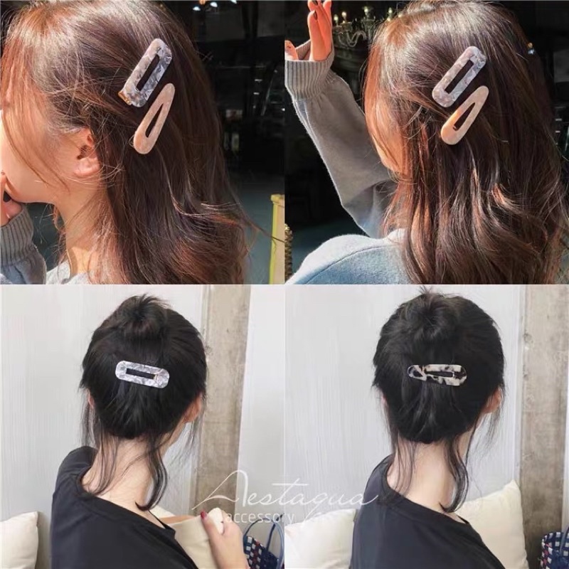 Kẹp tóc nhựa style Hàn quốc