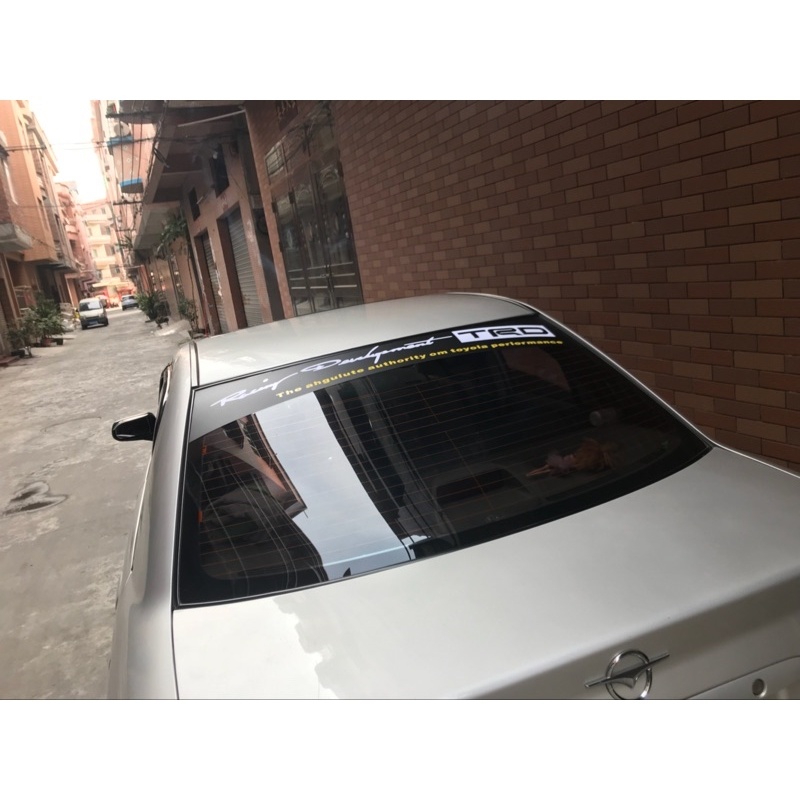 Sticker WRC Dán Kính Chắn Gió Trước Sau Trang Trí Xe Hơi