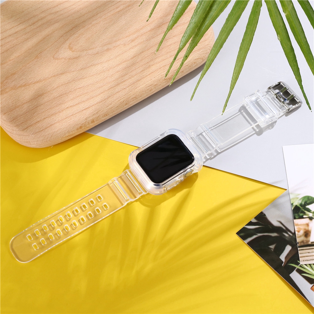 Dây Silicone Mềm Cho Đồng Hồ Apple Watch series 6 SE 5 4 3 2 1 38mm 42mm 40mm 44mm