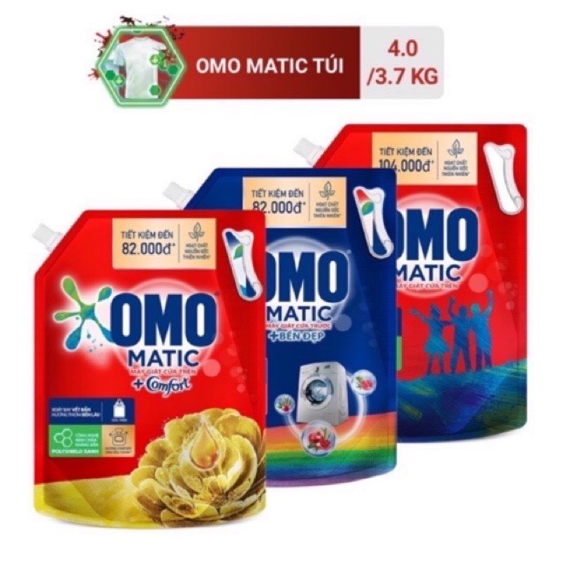 ￼Nước giặt OMO Matic 3,6kg /3,9kg(Túi)