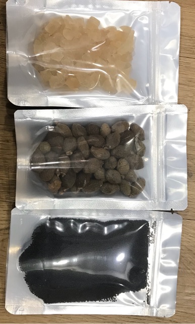 [Sale sốc] Combo hạt é, mủ trôm, hạt ươi thượng hạng (100g/loại) TẶNG đường phèn thanh mát