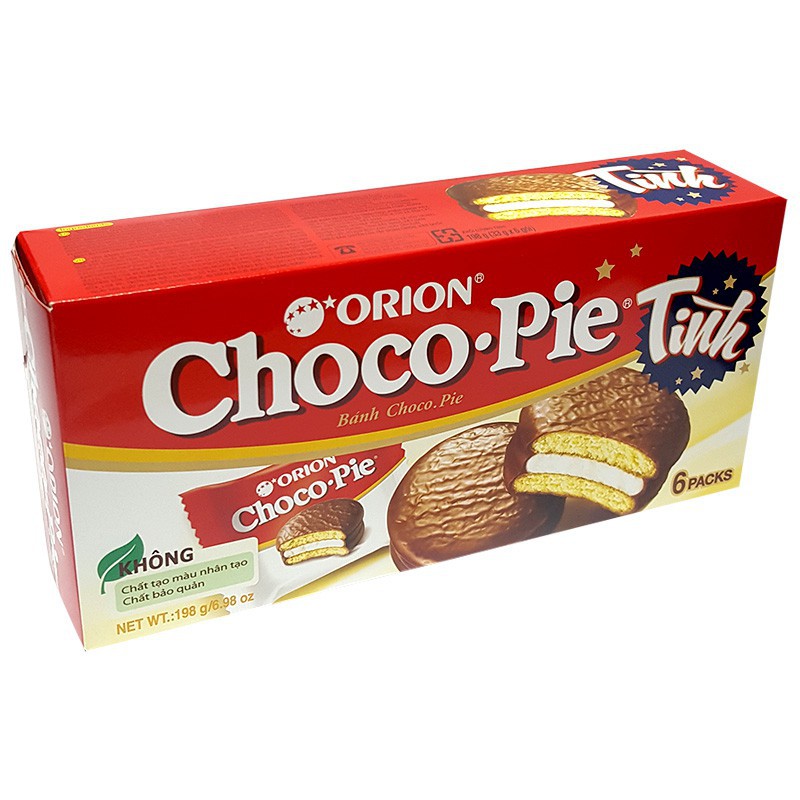 Bánh Chocopie Orion hộp 6 cái x 198g