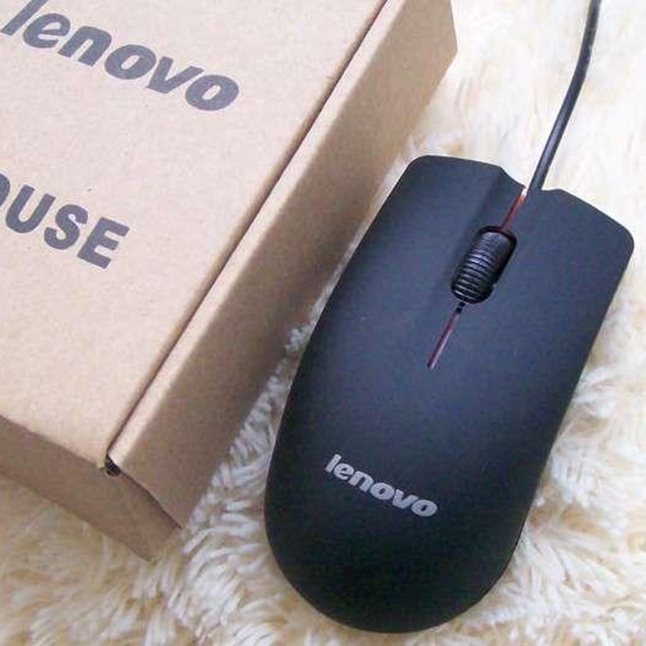 Chuột lenovo cho máy tính có dây cho dân văn phòng nhỏ gọn tiện lợi thích hợp với tất cả các loại máy tính