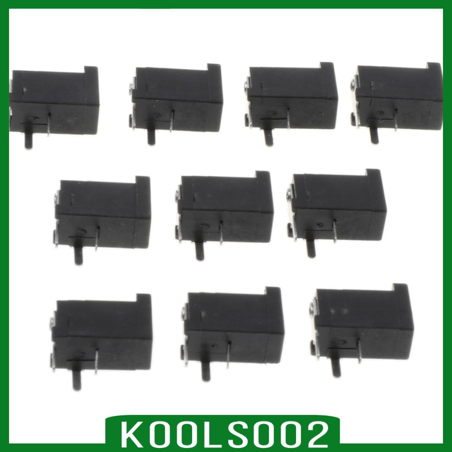10pcs 3.5mmx1.35mm DC Power   Socket Female Panel Mount Connectors