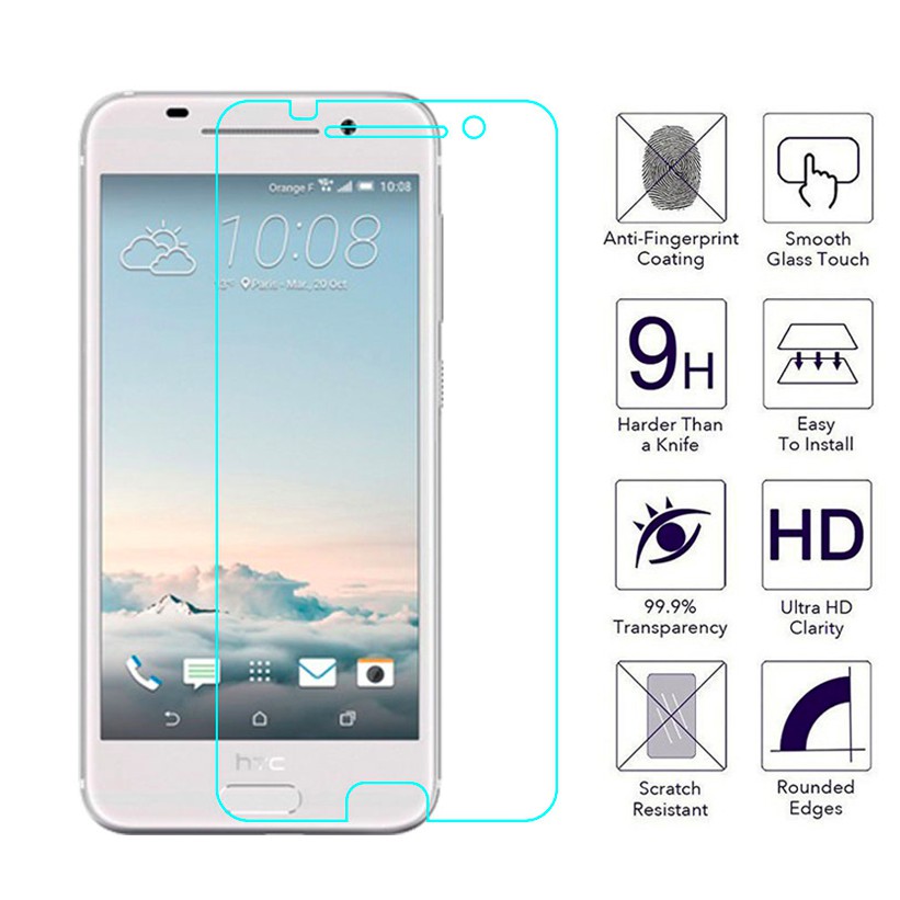 HTC One Max T6 - Kính cường lực phẳng không tràn viền điện thoại