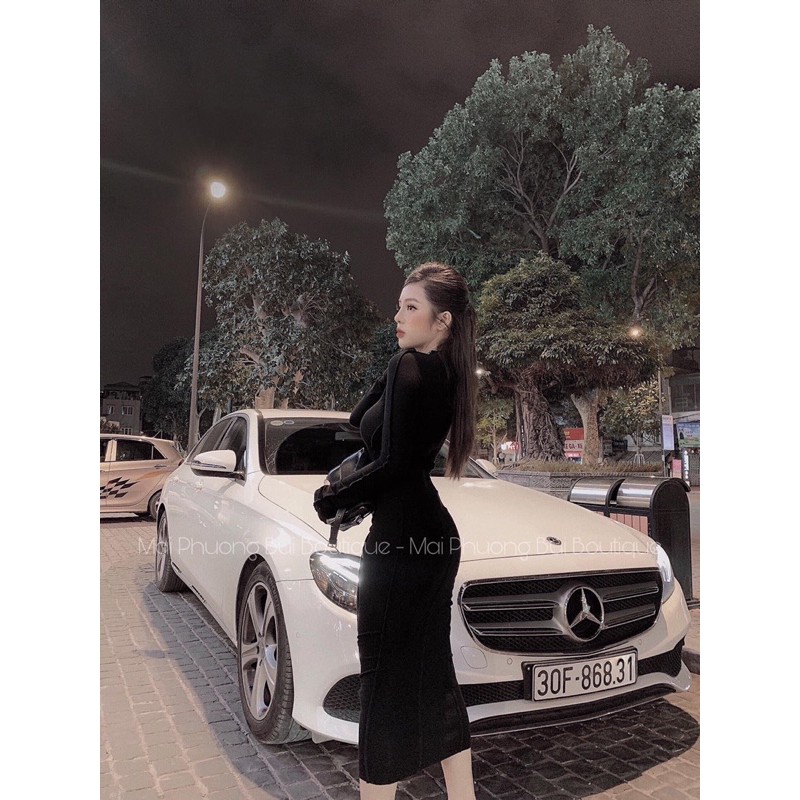 Váy body thun zip dài tay hàng đẹp mpb✌️2 màu ảnh thật | BigBuy360 - bigbuy360.vn