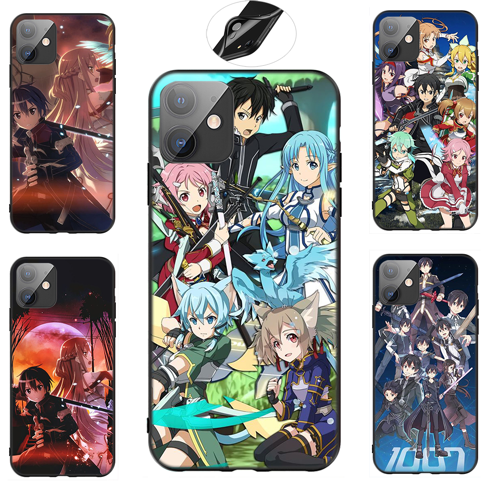 iPhone XR X Xs Max 7 8 6s 6 Plus 7+ 8+ 5 5s SE 2020 Casing Soft Case 119LU Sword Art Online mobile phone case