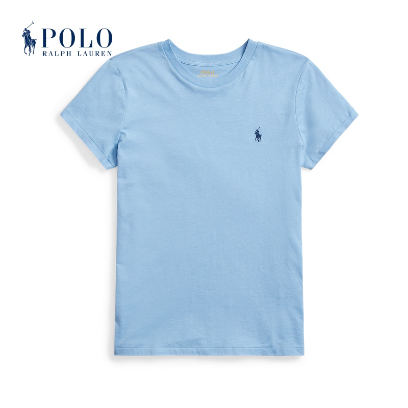 Áo Thun Tay Ngắn Cổ Thuyền Cotton Dệt Kim Ralph Laurenn RL23069