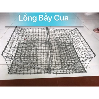 Lòng bẩy cua ghẹ biển ngang 40cm, dài 60cm, cao 22cm. mắt lưới 5phân Nặng 700g 1 cái