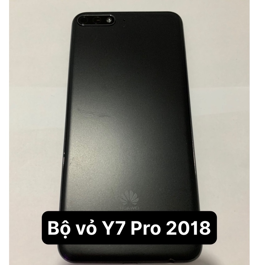 Bộ Vỏ zin Huawei Y7 Pro 2018 gồm lưng, sườn, phím âm lượng, kính camera