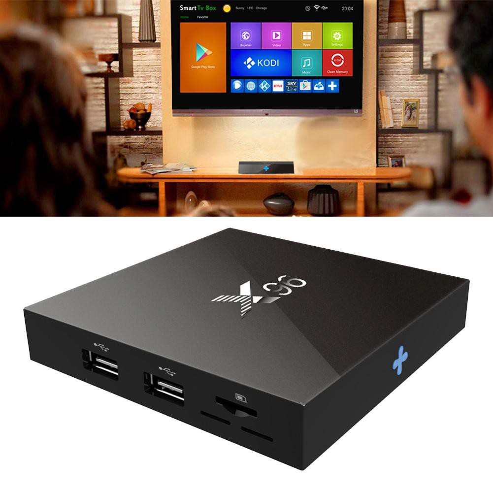 Thiết bị chuyển đổi TV thường thành smart TV X96 CPU 4 nhân 2GB + 16GB Android 7.1.2 Amlogic S905W DLNA WiFi