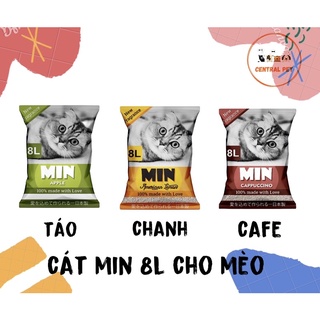 Cát vệ sinh Min 8L- cát vệ sinh cho mèo