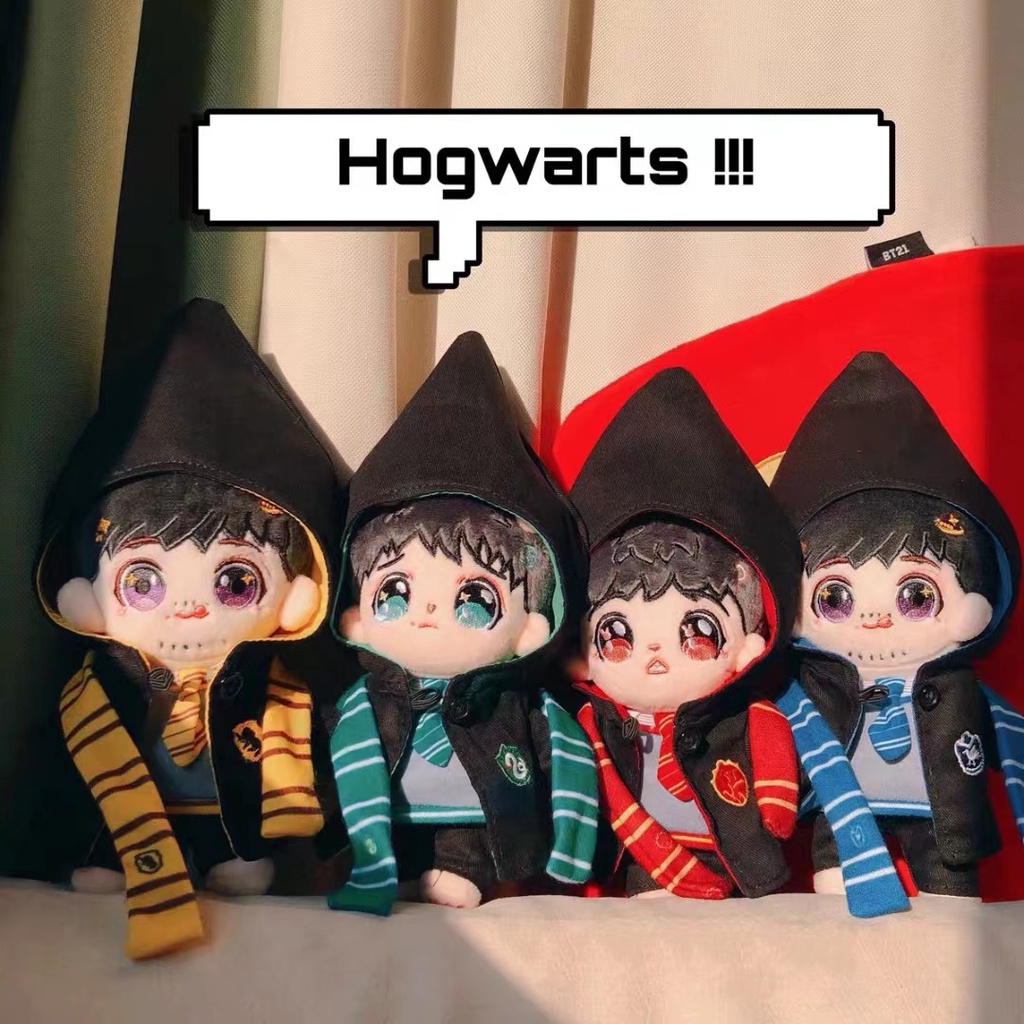 Outfit doll 15cm 20cm - Outfit Harry Potter doll 20cm - Quần áo búp bê Gryffindor, Slytherin, Hufflepuff