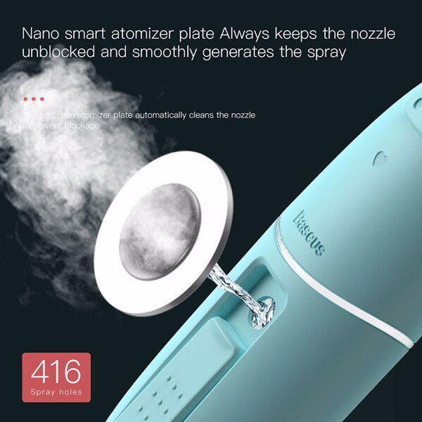 Máy phun sương cầm tay Baseus Portable Moisturizing Mini Sprayer (USB Charging, Nano Humidifier, Beauty Skin Care)
