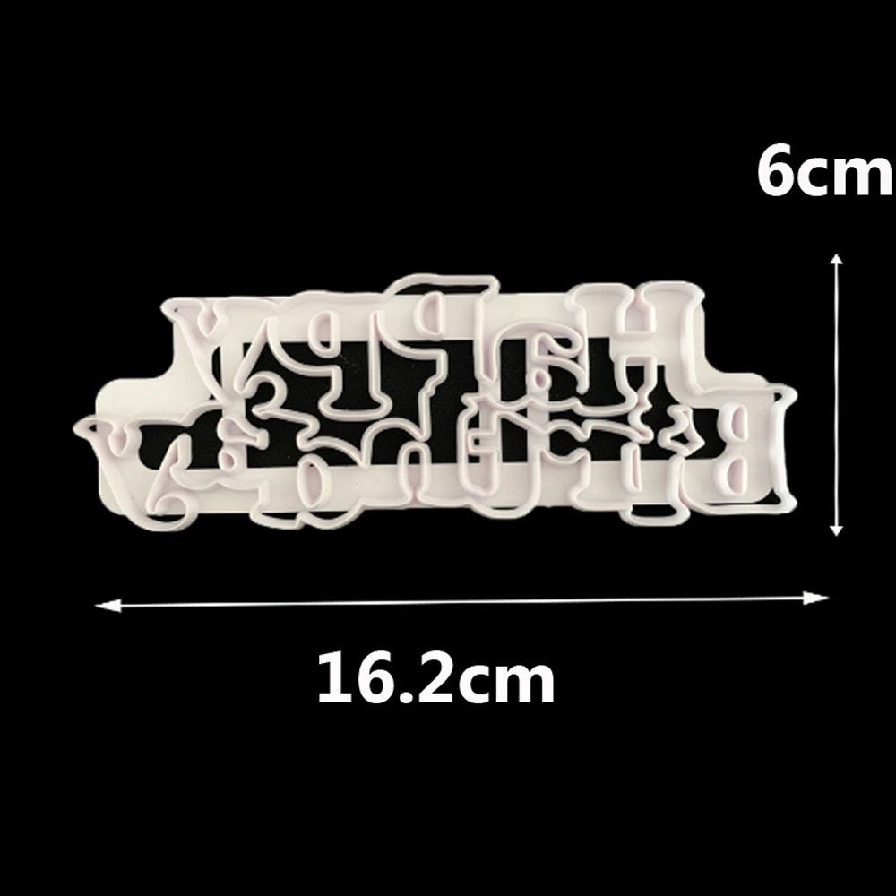 Khuôn bánh nhựa tạo chữ Happy Birthday sáng tạo