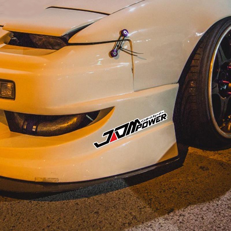 JDM Phong cách Nhật Bản Dán xe hơi phản quang Thân xe sửa đổi Dán xe chống xước