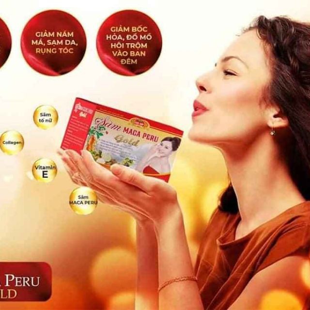 Sâm Maca Peru Gold [Freeship] cân bằng nội tiết nữ(Hàng chính hãng) Giá CTV