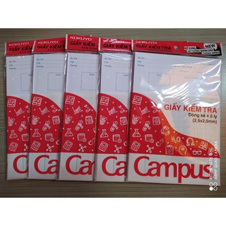 Giấy kiểm tra cấp 1 Campus (15 tờ đôi)