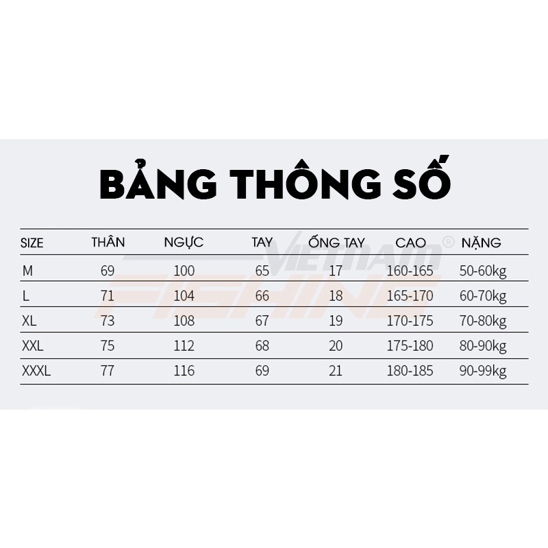 Áo Chống Nắng Câu Cá Handing 2021 Size L ( Thân 71, Ngực 104 , Tay 66, Ống tay 18, Cao 165 - 170,Nặng 60 - 70kg