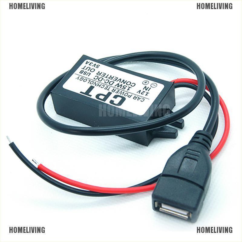 Bộ ChuyểN ĐổI NguồN ĐiệN 3A 12V Sang 5V USB
