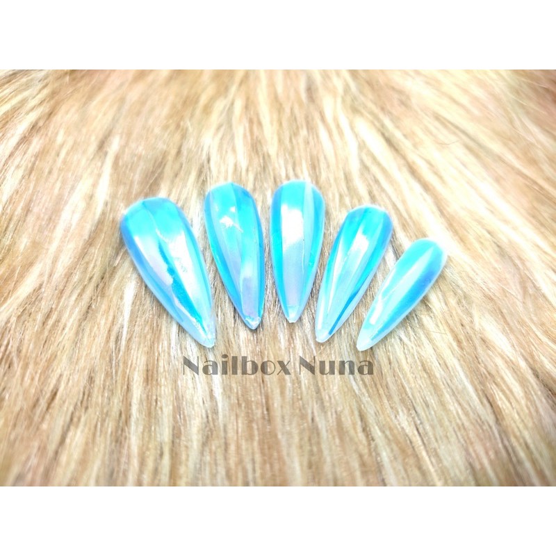 nailbox Nuna móng úp thiết kế móng giương phản quang ìno chọn size và shape có NOW SHIP