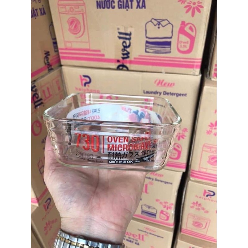 {Rẻ vô địch} Hộp Thuỷ Tinh Cao Cấp Chịu Nhiệt Lock And Lock 470ml, 540ml,730ml Hàng P&amp;Q Easy Seal Container