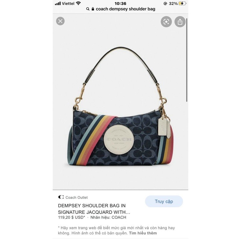 TÚI COACH DEMPSEY C2825