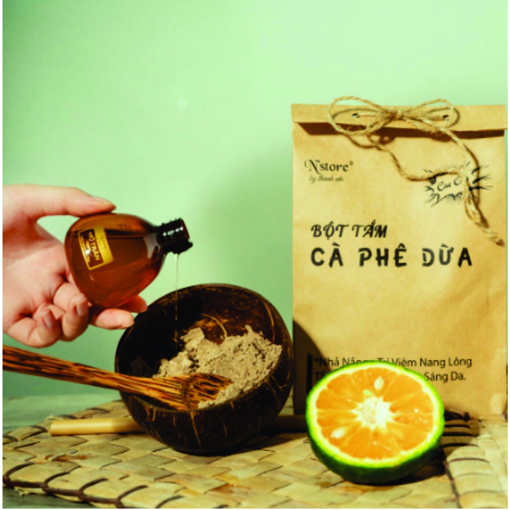 Bột Tắm Cà Phê - Dừa Non N'store tẩy da chết, giảm mụn lưng, làm sáng da | BigBuy360 - bigbuy360.vn