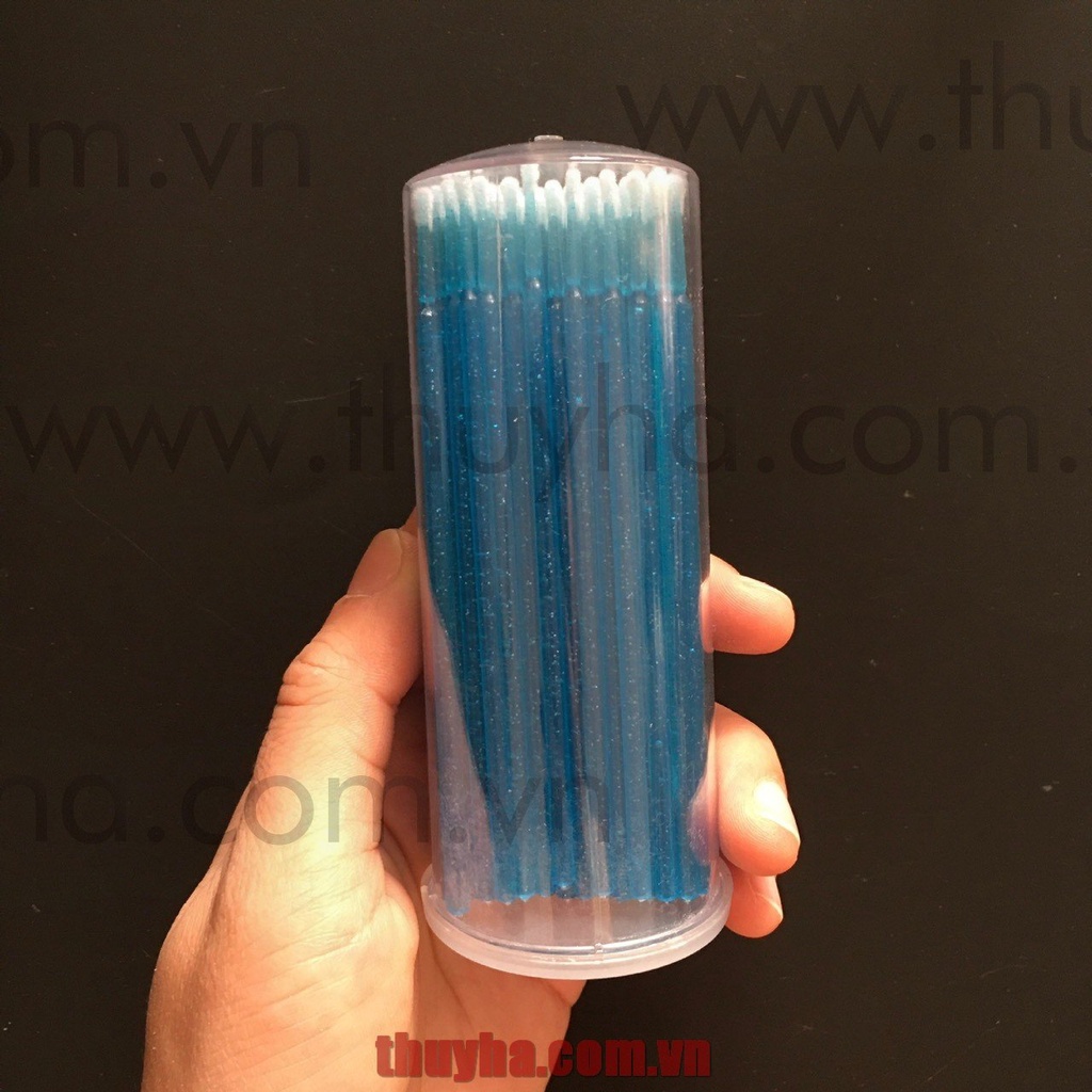 Tăm tháo mi hủ kim tuyến 100c - gỡ mi - vệ sinh mi - dụng cụ nối mi_THÚY HÀ