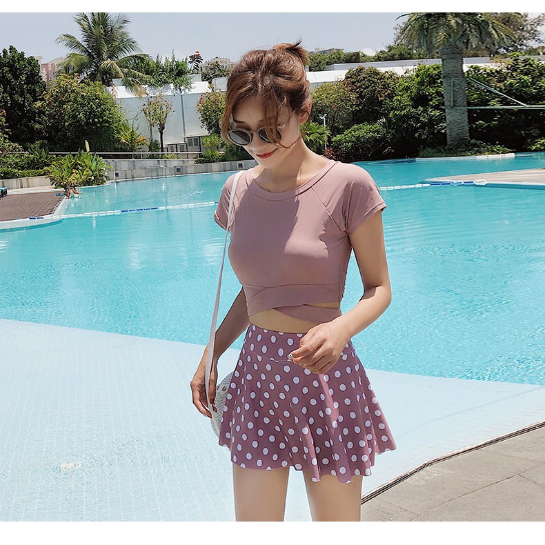 Áo Tắm 2 Mảnh Kín Đáo Dễ Thương Thun lạnh cao cấp MFAT136 | BigBuy360 - bigbuy360.vn