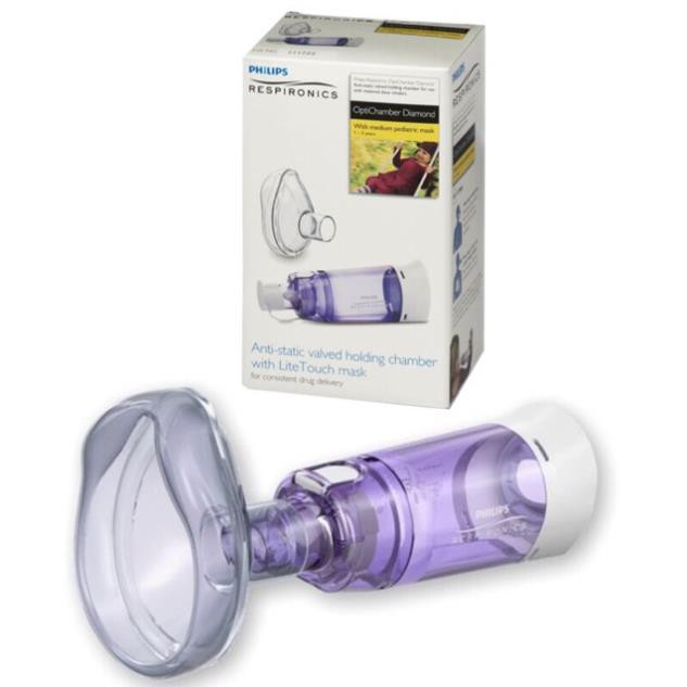 Dụng cụ xịt hen suyễn Babyhaler Philips Respironics Diamond