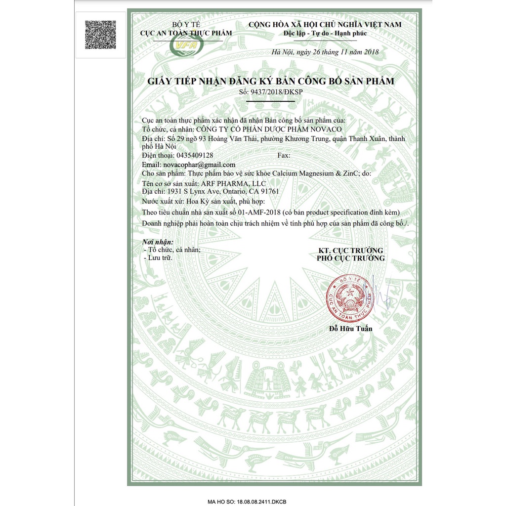 Viên Uống Hỗ Trợ Xương Khớp Kirkland Calcium Citrate Magnesium And Zinc 500 Viên Chuẩn Mỹ