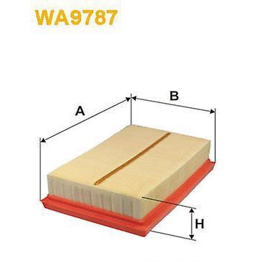 Bộ lọc không khí Wix CH-R C-Hashr ZYX10 2ZR-FXE CAMRY Năm 18 2.5 Lai WA9787 17801--21060