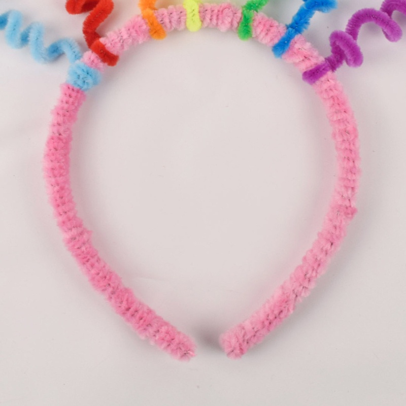 Flgo Băng Đô Xoắn Ốc Mỏng Họa Tiết Vui Nhộn Cho Bé Gái