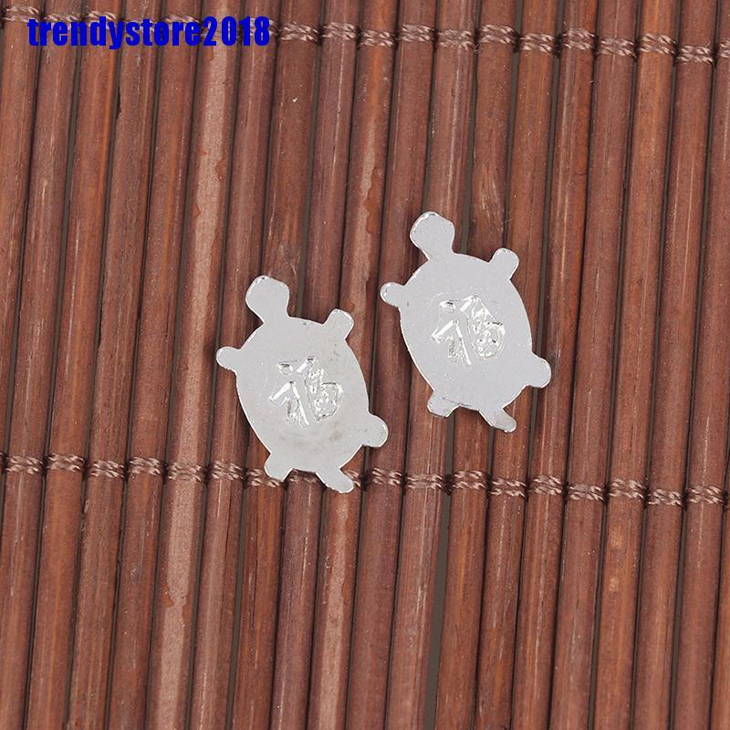 Set 10 Mô Hình Chú Rùa Vàng May Mắn Phong Cách Nhật Bản