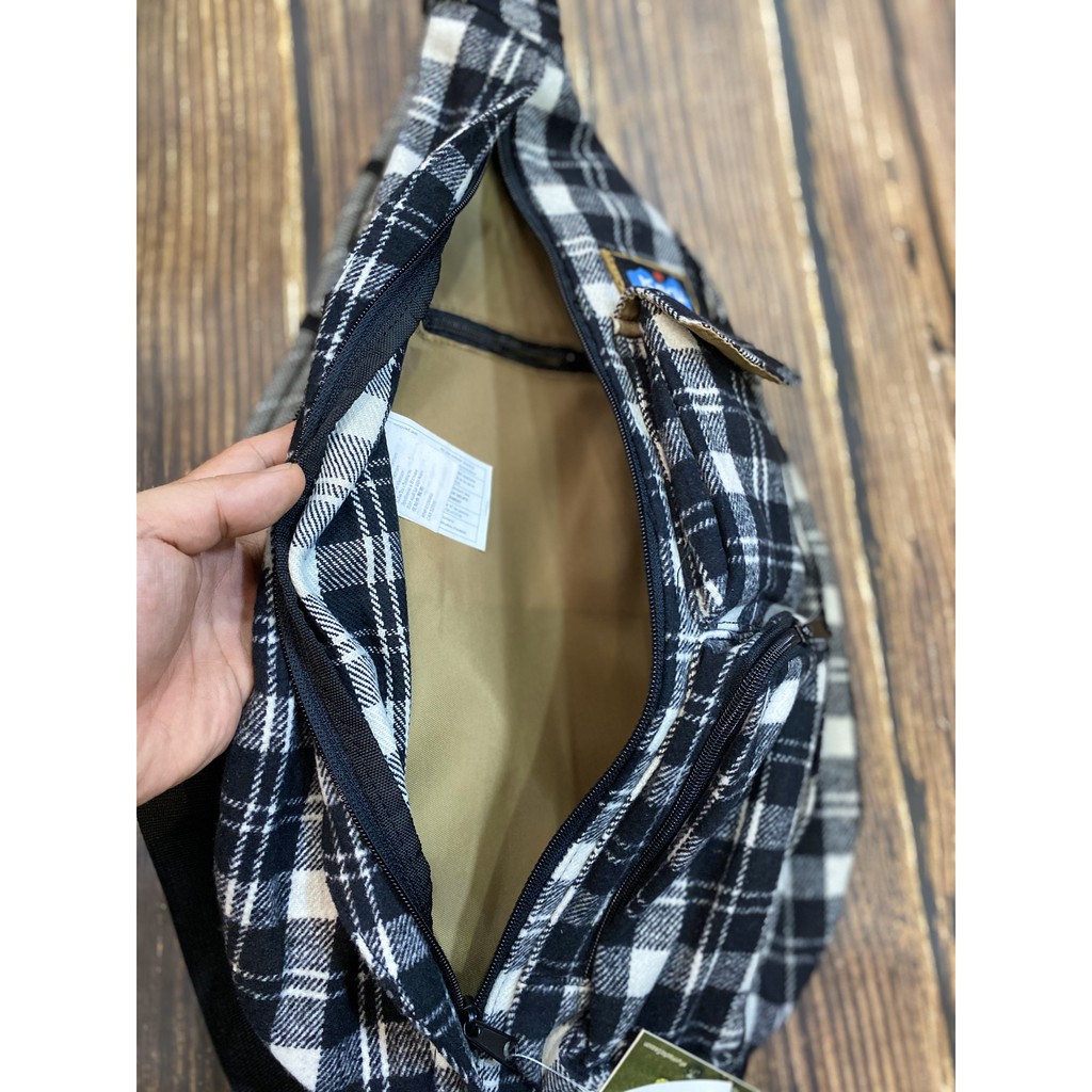 Balo Kavu Plaid Rope Bag