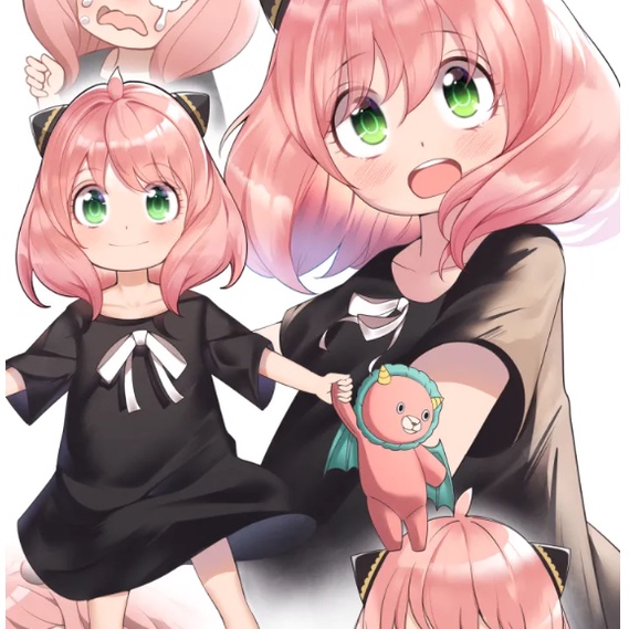 Set Đồ Gia Đình Arnia Set Băng Đô + Vớ / Vớ / Anya Forger / Peruca SPY X FAMILY / cosplay