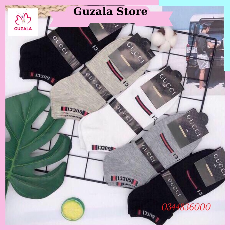 Combo 10 đôi tất gucci nam cổ ngắn - Mã: TS TV 53