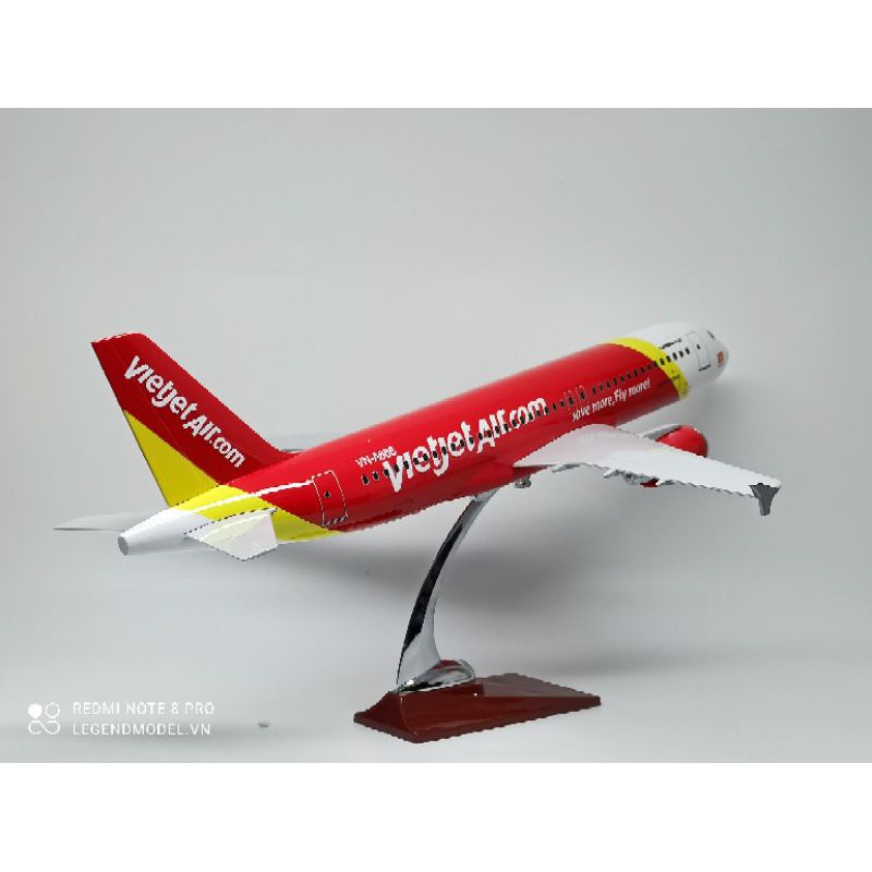 Mô hình máy bay Vietjet Air 47cm