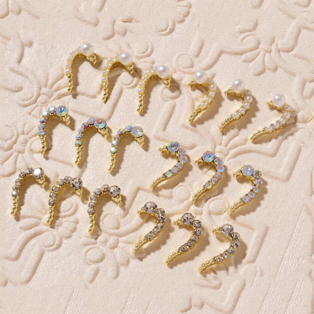 Phụ Kiện Trang Trí Móng Tay Hình Trái Tim Bằng Hợp Kim Sang Trọng